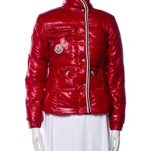 Moncler Shiny Red Puffer Jacket